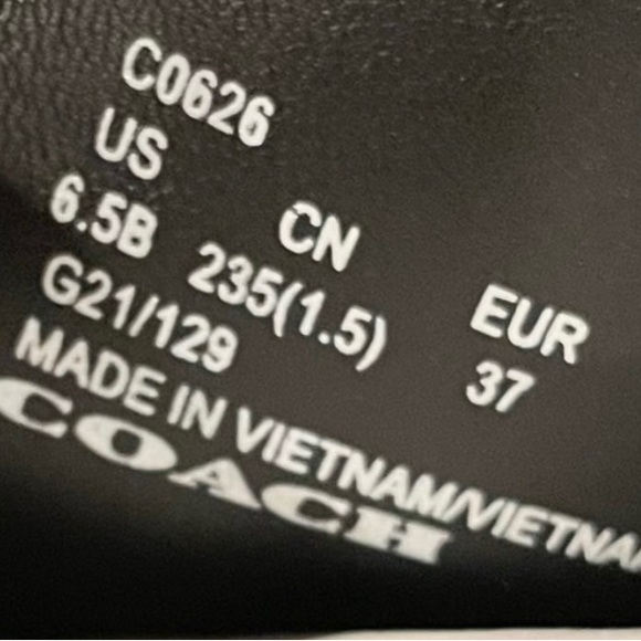 NWOT COACH FARRAH KNEE HIGH BOOTS SIZE 6.5 - Picture 6 of 7